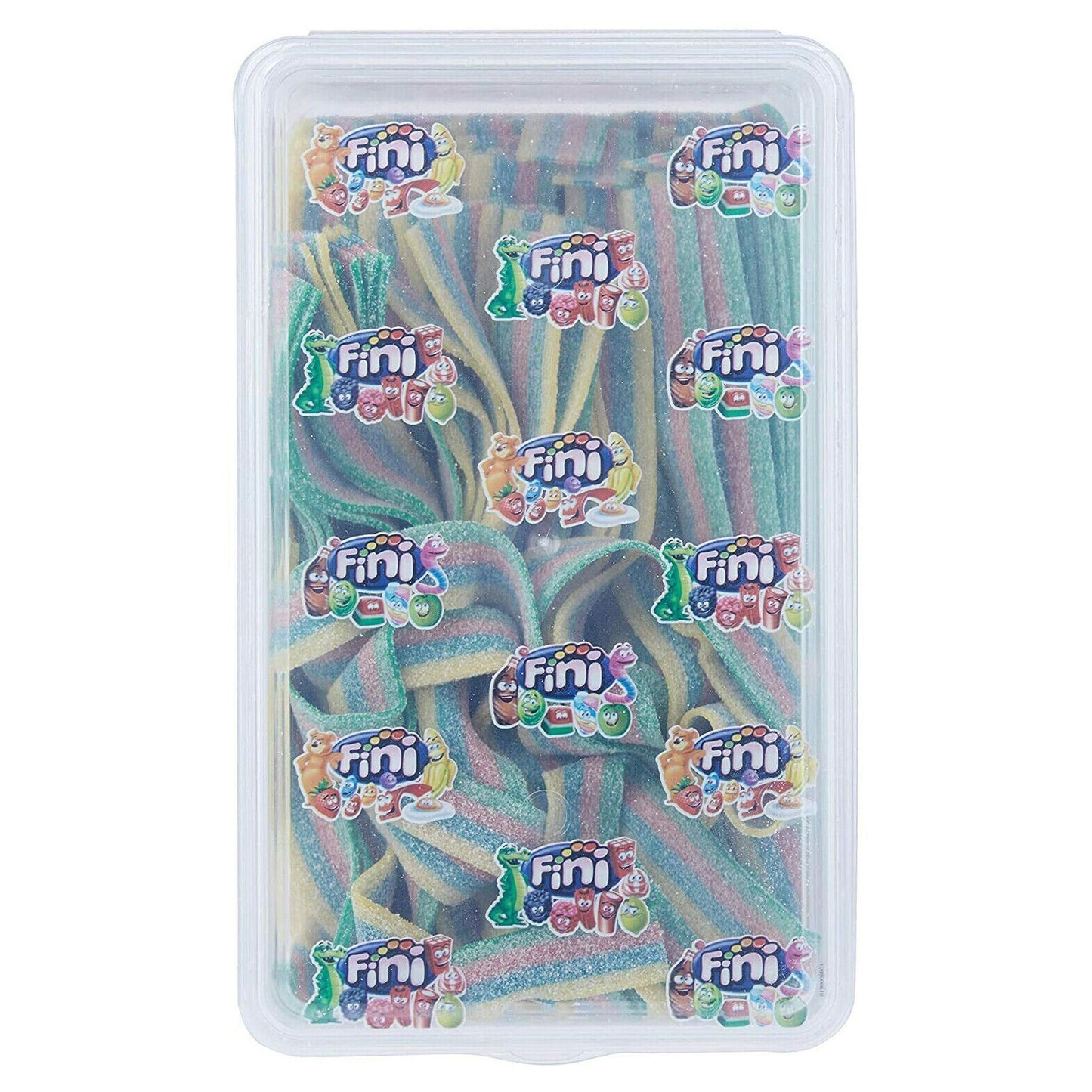 Fini Fantasy Belts Sour Rainbow Flavoured Kids Sweet Candy Lollies Snack 1.2kg