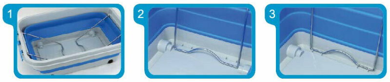 Addis Housewares 30 Litre Collapsible Storage Tote with Lid and Wheels