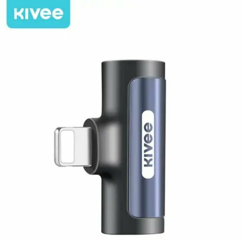 Kivee AD11 iPhone M to Dual iPhone F Charge Adapter for Charging, Audio, Calls