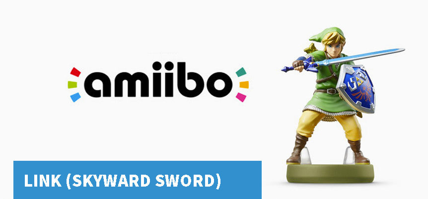 The Legend Of Zelda Skyward Sword Link Amiibo Super Smash Bro Collection Switch