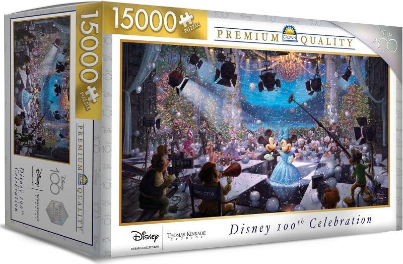 Harlington Thomas Kinkade Disney 100th Celebration Puzzle - 15000 Piece Jigsaw