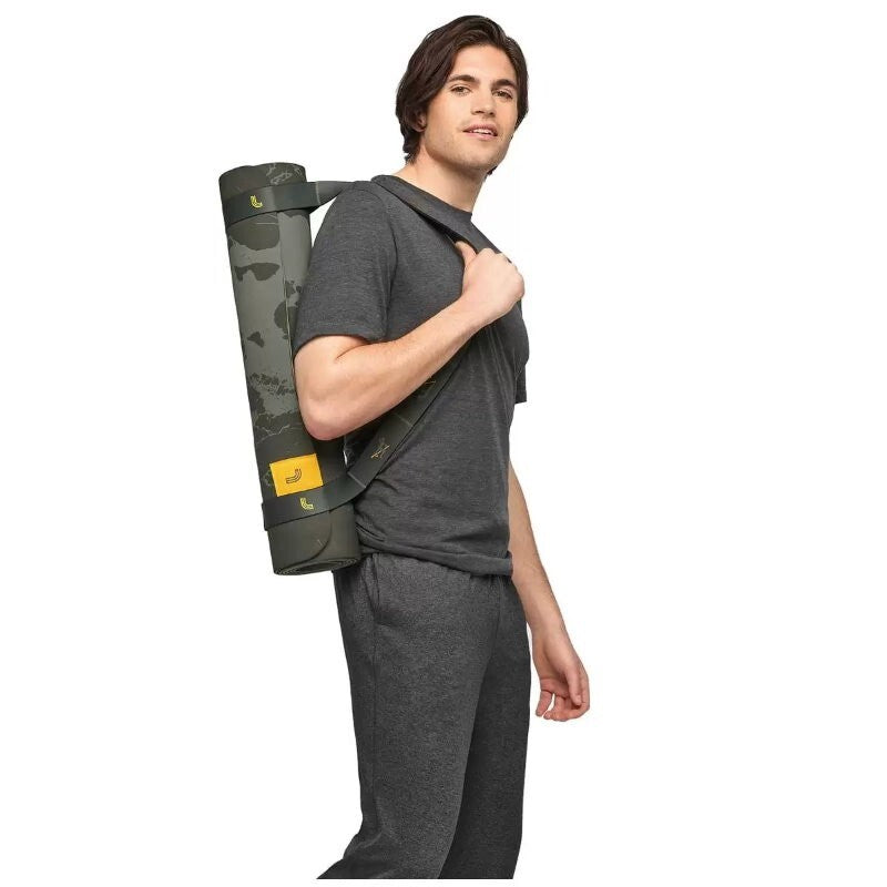 Lole Yoga Mat with 2-In-1 Strap Carry Strap & Resistance Band w/ Exercise Guide