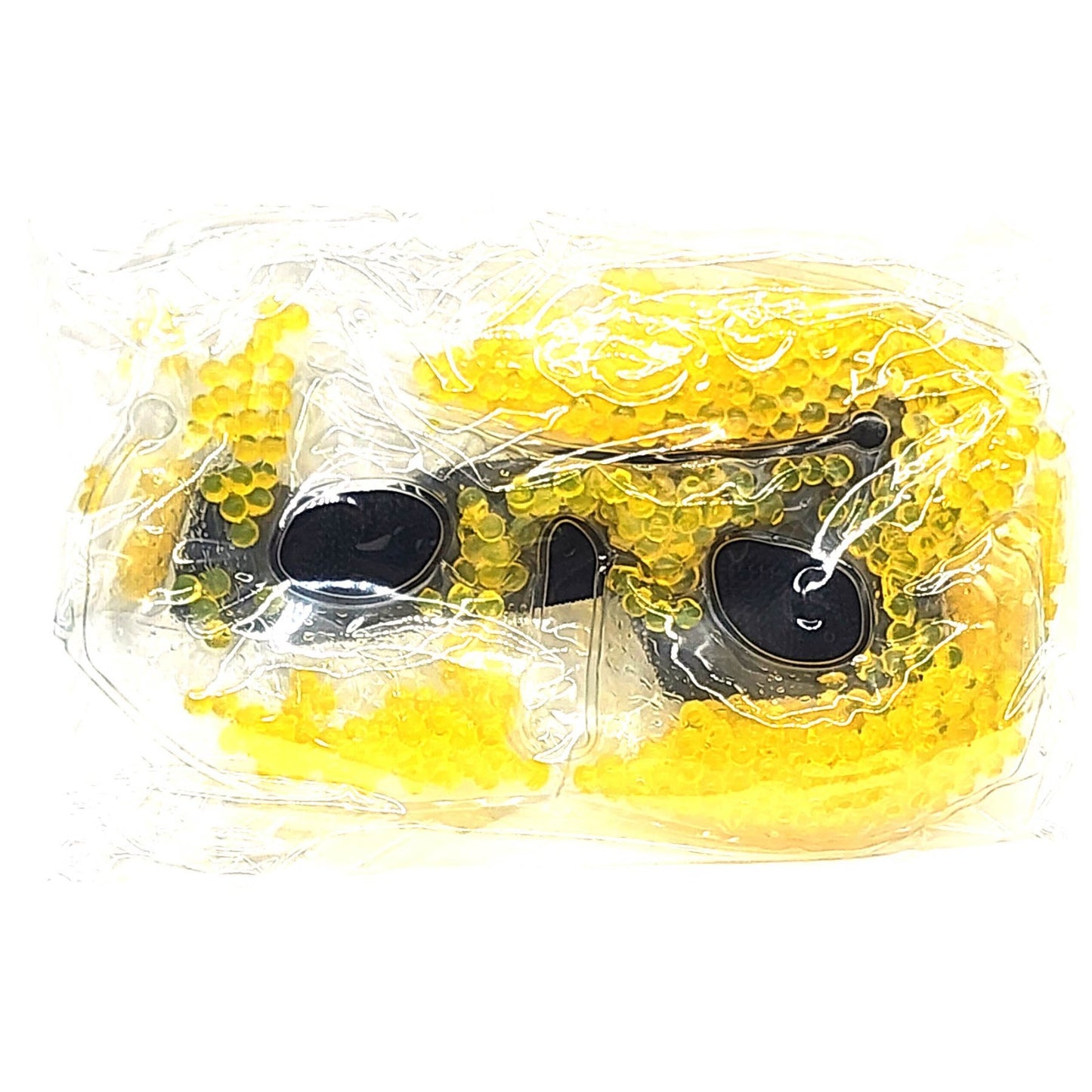 Therapeutic Gel Bead Eye Mask Reusable Hot Cold Compress Puffy Eyes & Migraine