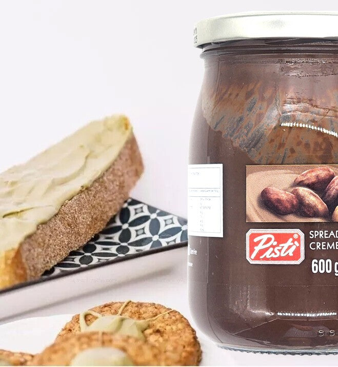 Pisti Premium Italian Chocolate Creme Bread Spreadable Gourmet Cream Paste 600g