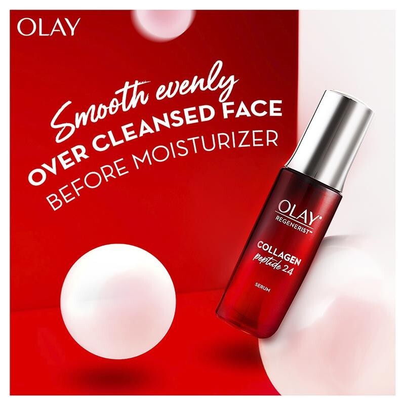 2 x 30ml Olay Regenerist Collagen Peptide24 Serum Anti-Aging Face Skincare Skin