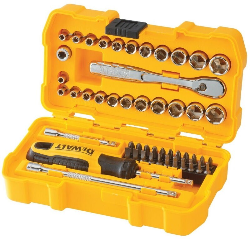 NEW DeWALT 1/4" Drive 50 Piece Mechanics Tool Set Kit DWMT81610 Socket Set