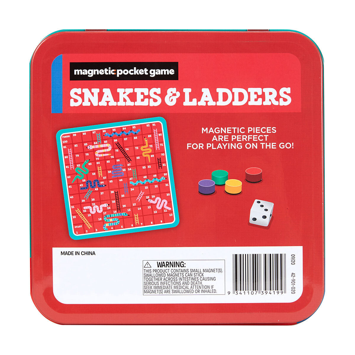 Magnetic Foam Snakes and Ladders Fun Family Friendly Indoor Outdoor Travel Game