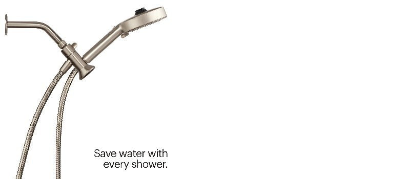 Brondell Nebia Merritt 5-Setting Magnetic Shower Head with Handheld Spray Combo