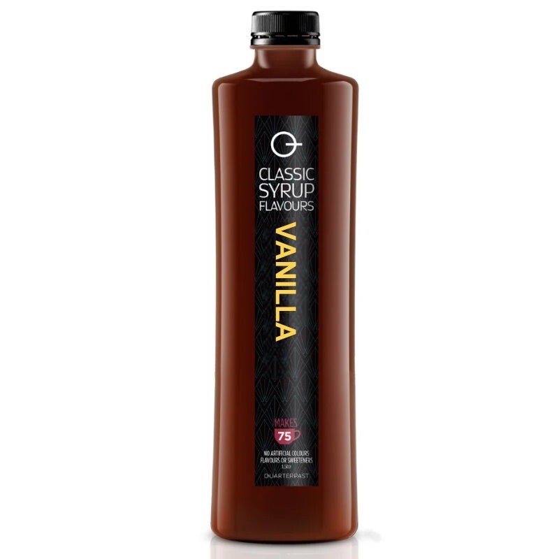 Quarterpast Classic Syrup Flavours Vanilla Syrup 1.5L for Any Beverage