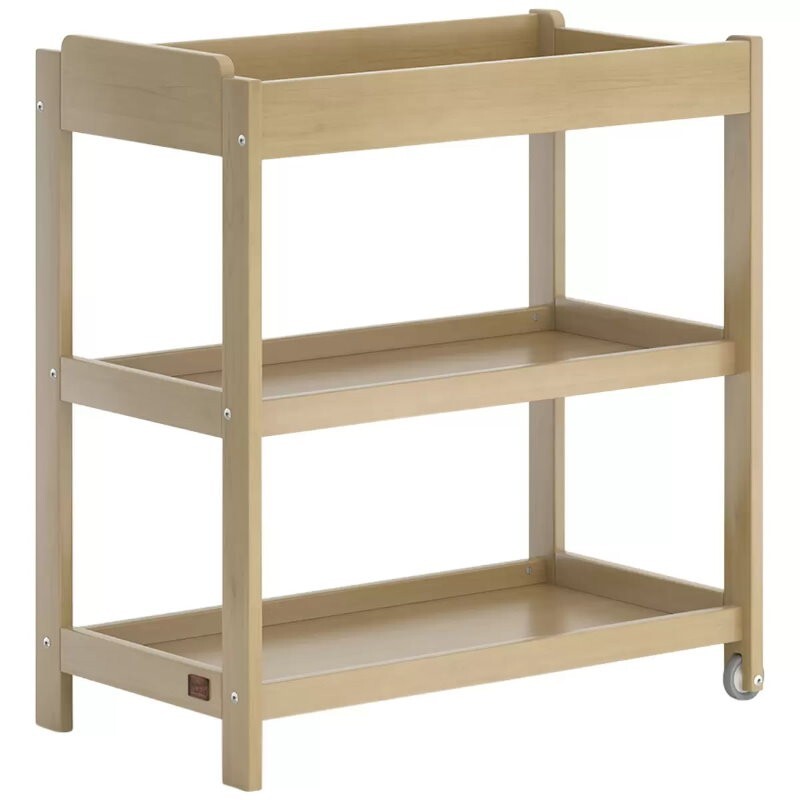 Boori 3 Tier Changer Wood Nursery Multifunctional Changing Table for Newborns