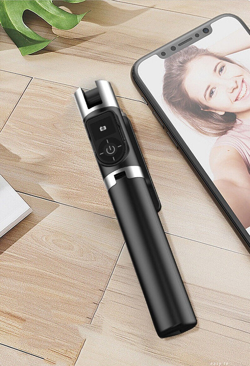TEQ P70 Bluetooth Selfie Stick Tripod Portable Extendable Selfie Stick w/ Remote