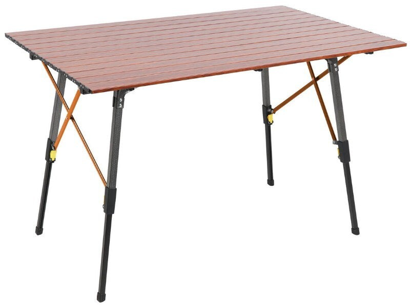 Timber Ridge 6-People Folding Adjustable Aluminium Camping Table w/ Carry Bag