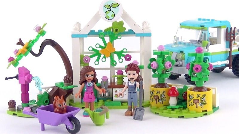 LEGO FRIENDS 41707 Tree-Planting Vehicle - Kids Building and Construction Toy