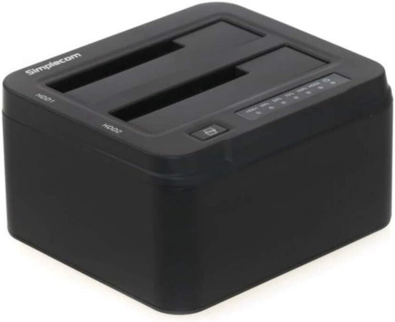 Simplecom SD322 Dual Bay USB 3.0 Aluminium Docking Station for 2.5" 3.5" SATA HD
