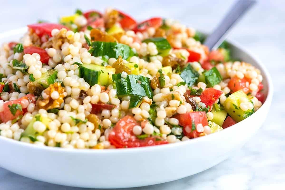 Pearl Couscous 100% Natural Gourmet Toasted Medium Vegan Kosher Non GMO 1.7kg