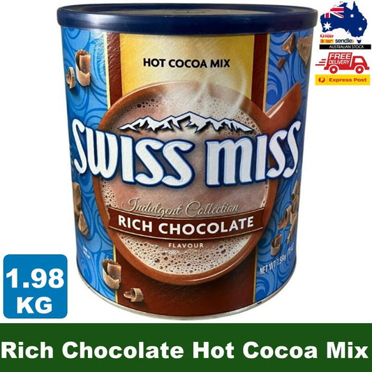 Swiss Miss Hot Cocoa Mix Rich Chocolate Flavour Made in USA Rich & Creamy 1.98kg