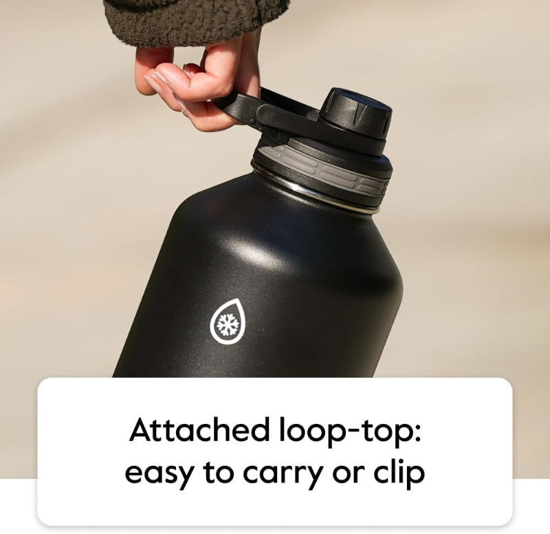 ThermoFlask 2-Pack Double Wall Vacuum Insulated Stainless Steel Water Bottles