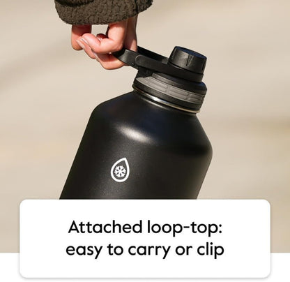 ThermoFlask 2-Pack Double Wall Vacuum Insulated Stainless Steel Water Bottles