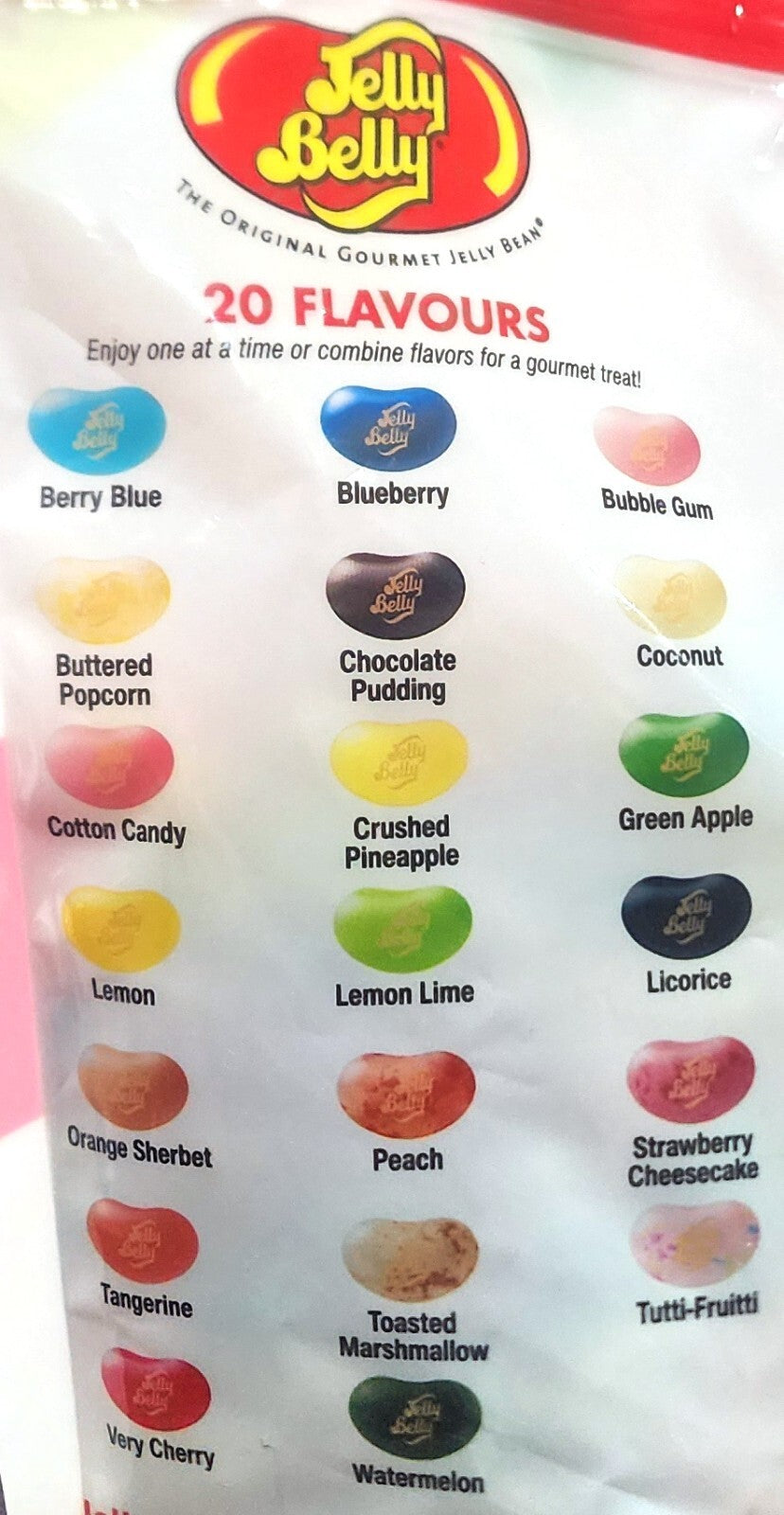 Jelly Belly Gourmet Jelly Bean 20 Assorted Flavours Confectionery 1.44kg Bag