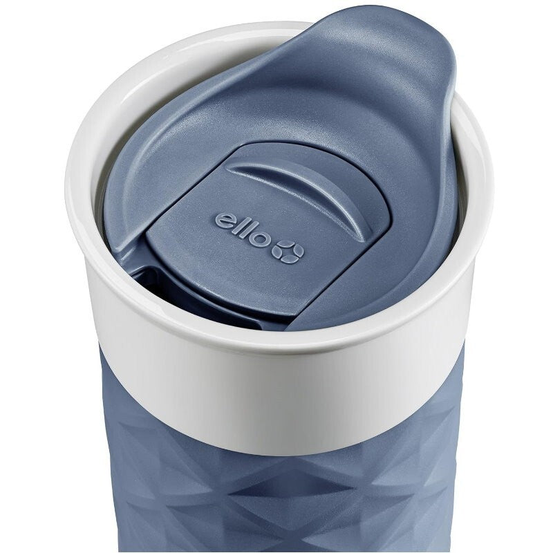 Ello Ogden On-The-Go Ceramic Travel Mug with Friction-Fit Lid & Silicone Boot