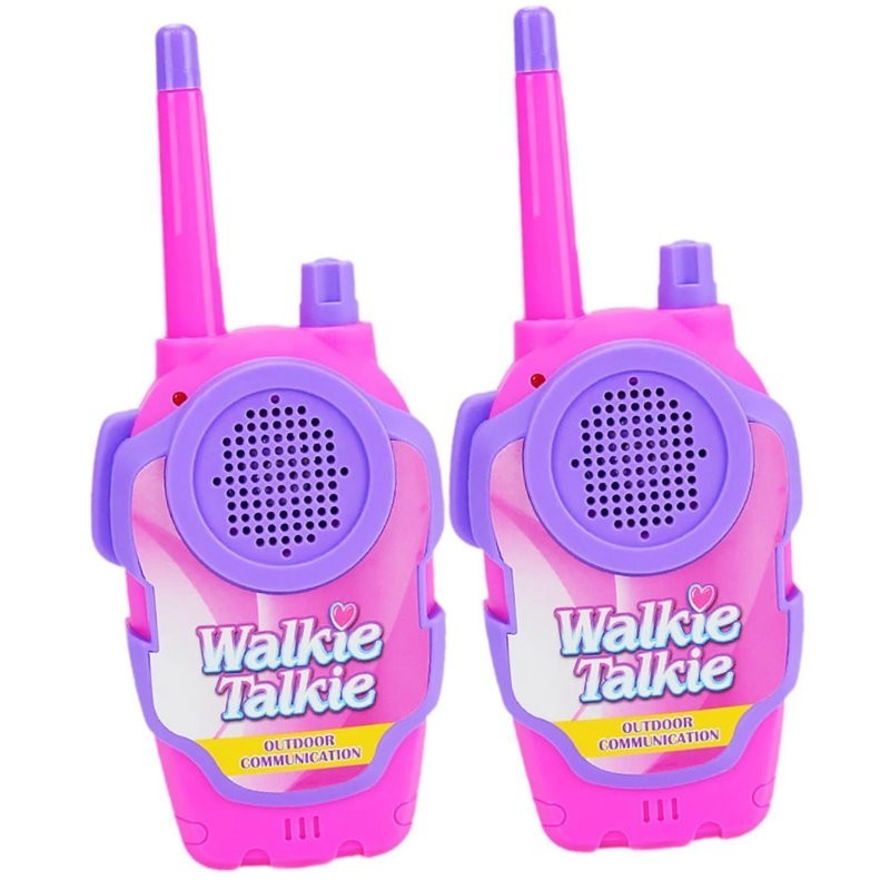 2-Pack Kid's Walkie Talkie Toys 2 Way Radio Interactive Educational Toy For 3+