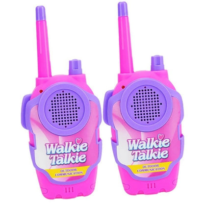 2-Pack Kid's Walkie Talkie Toys 2 Way Radio Interactive Educational Toy For 3+