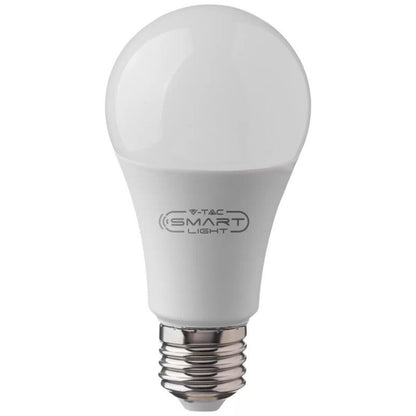 V-TAC Bluetooth Smart RGB LED Light Bulb A60 E27 or B22 - App or Voice Control