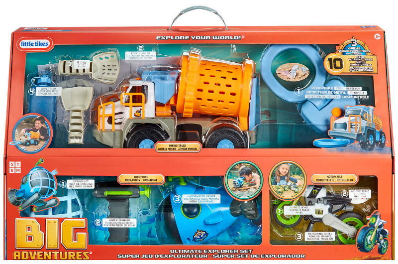 Little Tikes Big Adventures Ultimate Explorer Set STEM Toy w/ Real Working Tools