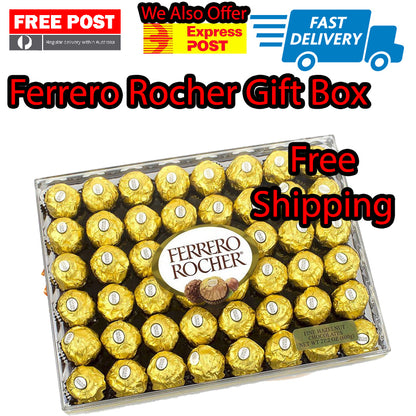 Ferrero Rocher Hazelnut Fine Milk Wafer Premium Chocolate 600g 48 Piece Box Gift