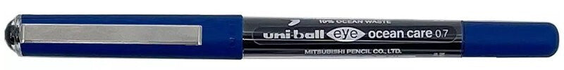 Uni-Ball Eye Ocean Care Rollerball Pen Blue/Black Liquid Ink 0.7mm - UB157