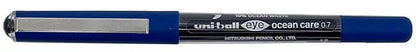Uni-Ball Eye Ocean Care Rollerball Pen Blue/Black Liquid Ink 0.7mm - UB157