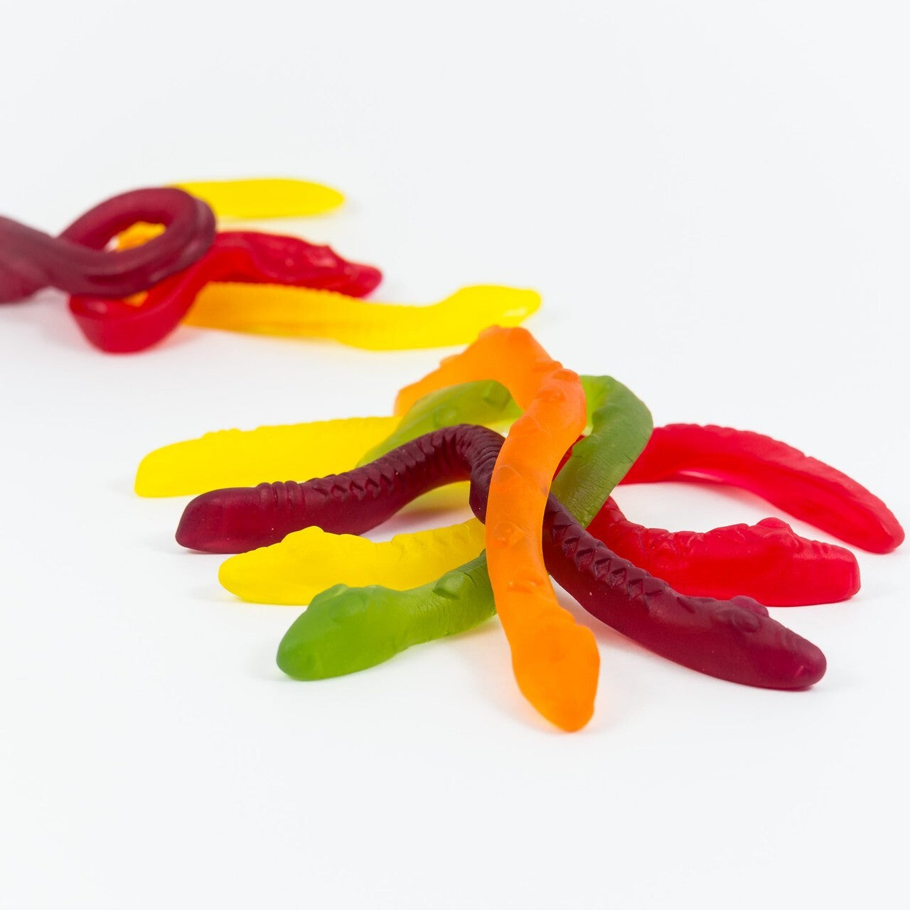 2 x 1kg Allen's Snakes Alive Kids Soft & Chewy Gummy Lolly Sweets Fruit Flavour