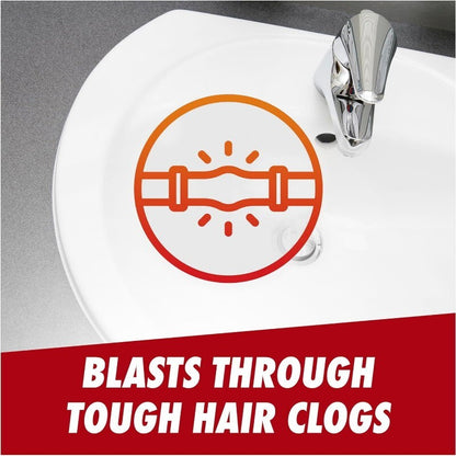 Easy-Off Drain Turbo Gel 1L Bathroom Gel Drain Cleaner Hair Drain Clog Remover