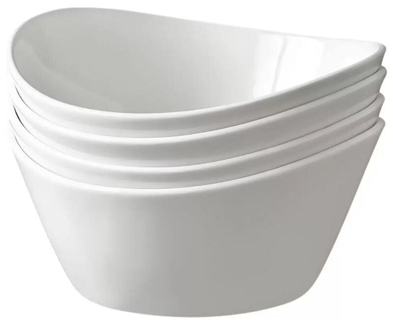 Over & Back 4 Piece Porcelain Serving Bowls Set 1.2L Oven & Dishwasher Safe