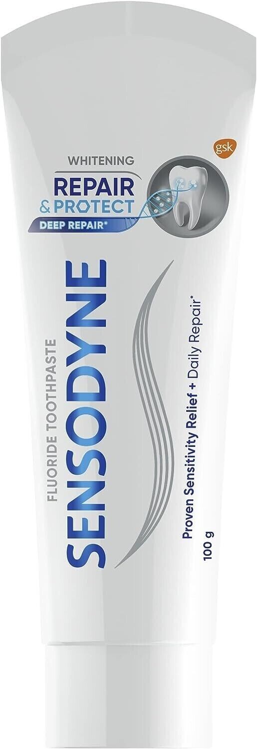 100g Sensodyne Repair & Protect Whitening Toothpaste Oral Dental Health Care