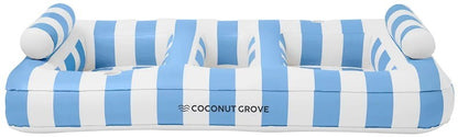 Coconut Grove Luxe Twin Hammock Float 2-Person Pool Float with Mesh Hammock