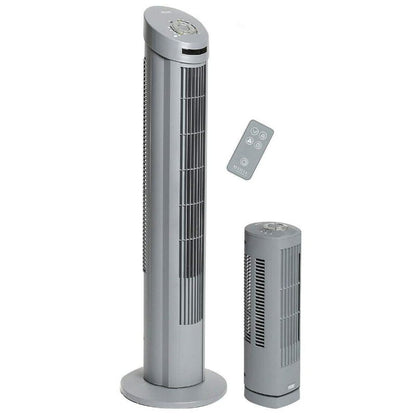 Scenic Classics 2-Pack Ultra Slimline Tower Fan Combo Cooling Speed Oscillating