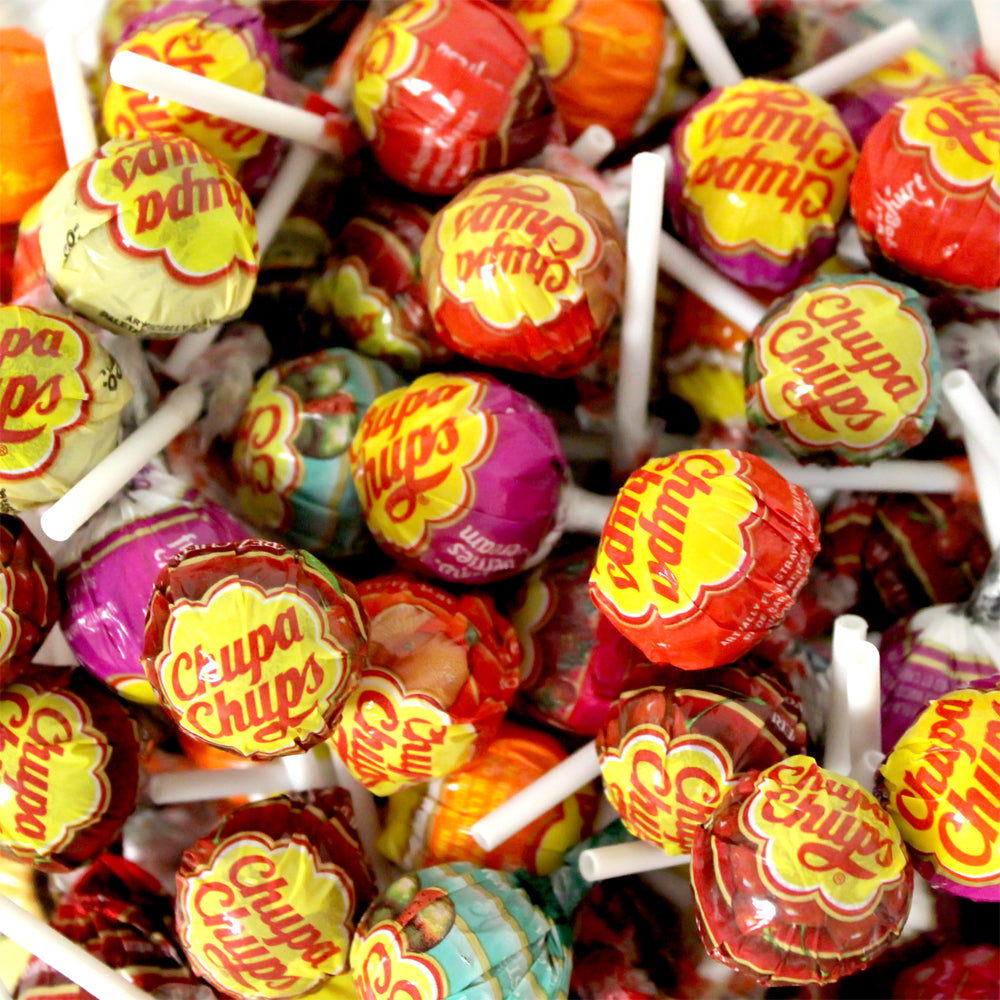 150 x Best Chupa Chups Lollipops Assorted Flavour Bulk Lollies New Flavour Candy
