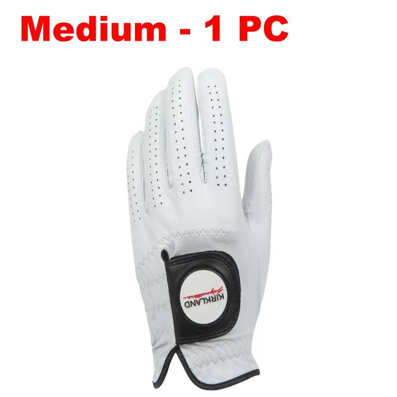 Kirkland Signature Cabretta Leather Golf Gloves Left Hand for Right Hand Golfer