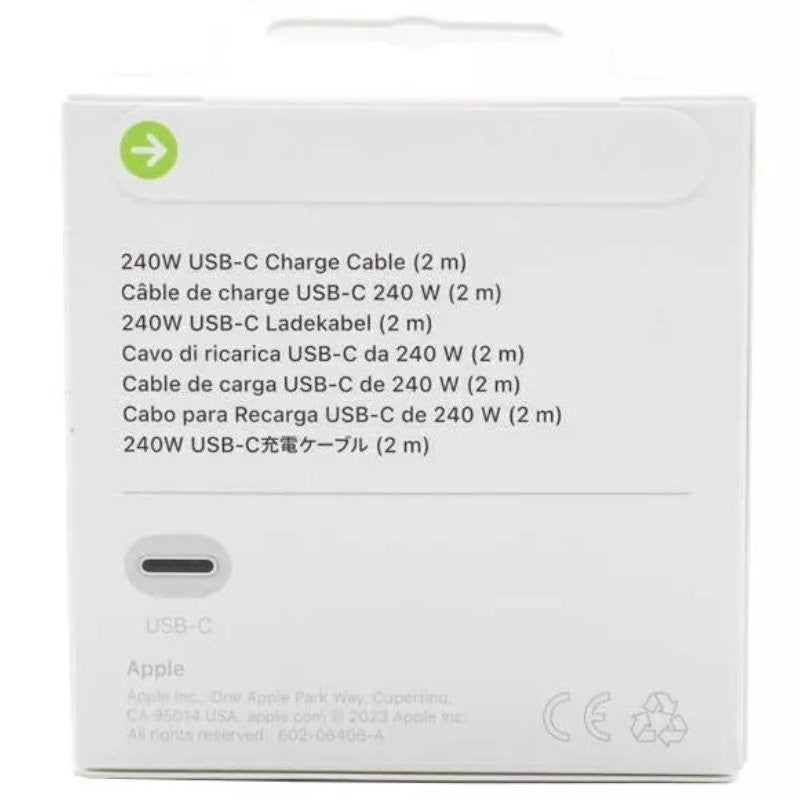 GENUINE Apple 240W USB-C Charge Cable (2 m) / 60W USB-C Charge Cable (1 m)