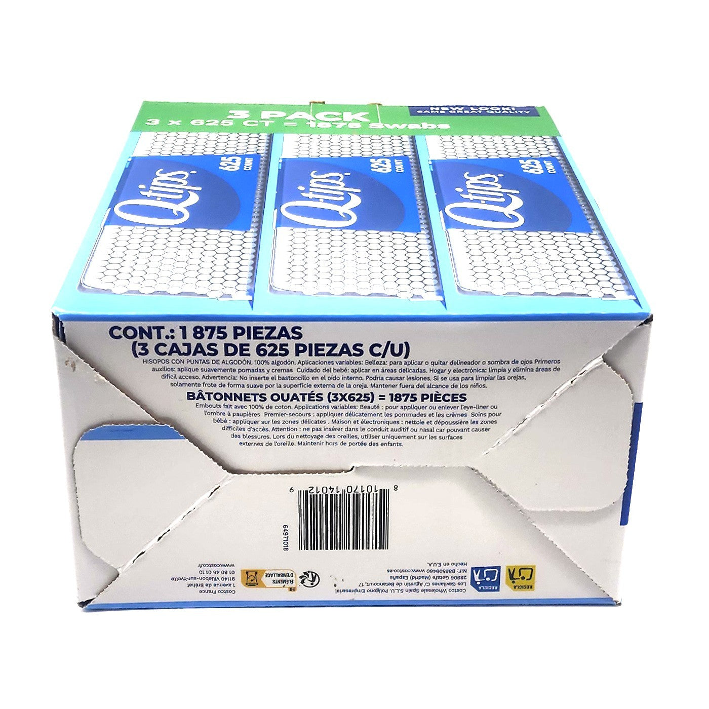 Q Tips 1875 Cotton Swabs Cleaning Tips Pure Cotton First Aid Baby Care Clean