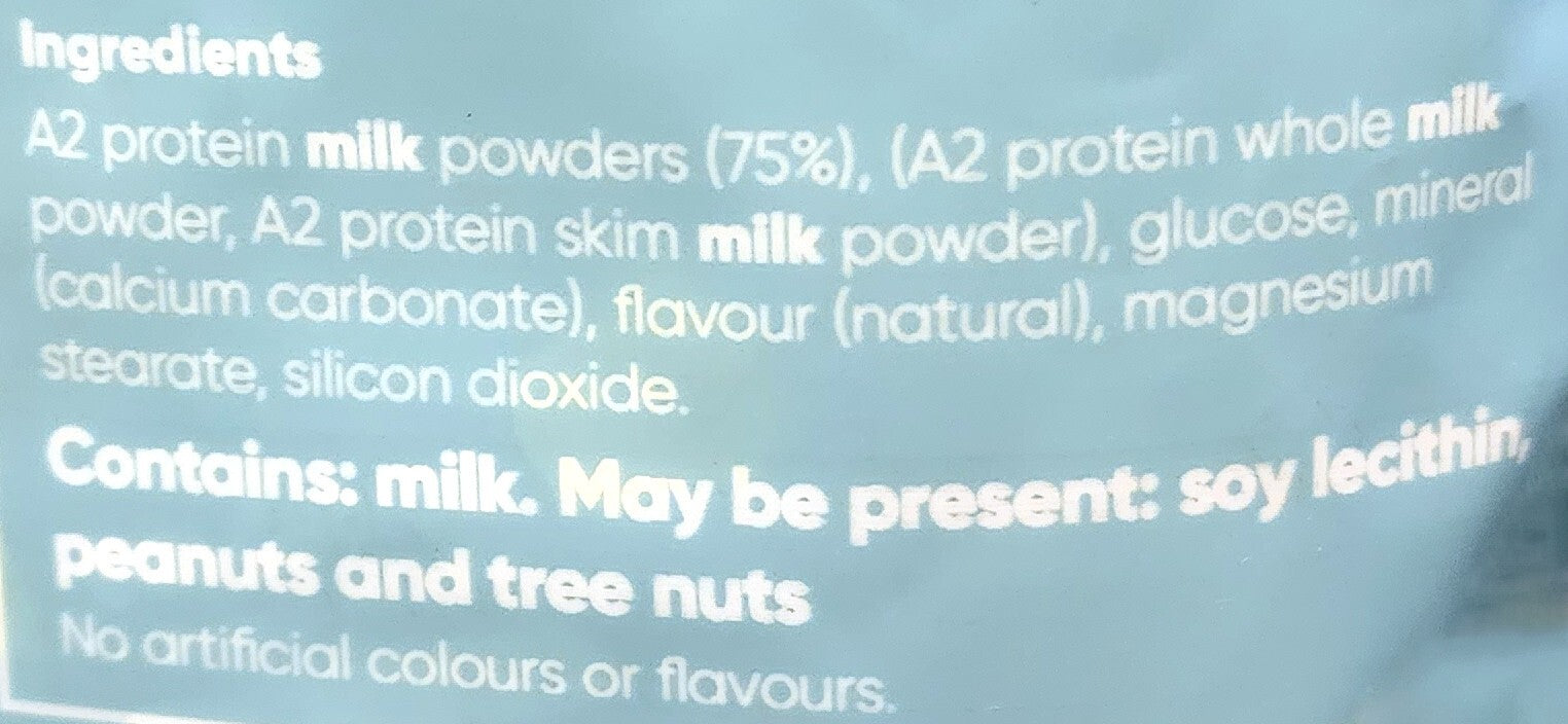 Ozi Choice A2 Calcium Milky Bites Mini Bags Kids Nutritious Vanilla Snack 300g