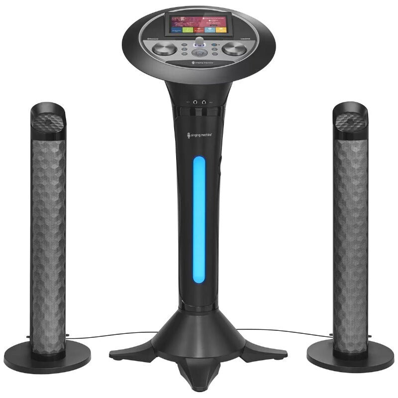 Carnaval The Singing Machine Complete Karaoke Two Mics Disco Lights Rechargeable