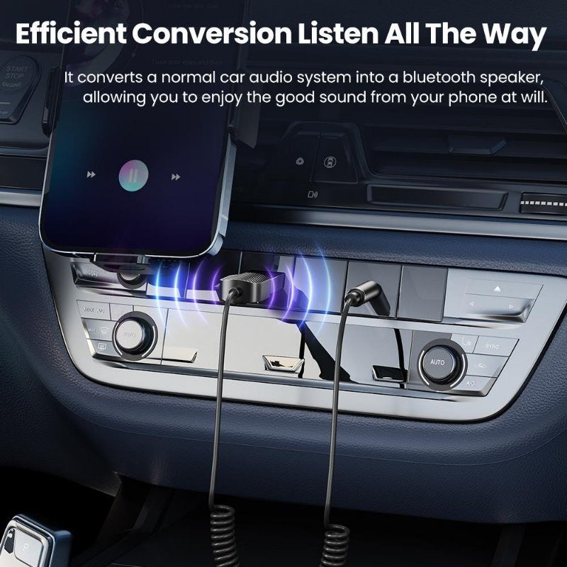 TOOCKI 3.5mm AUX USB Car Bluetooth Receiver Adapter Music For Car, Hands Free