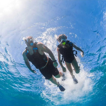 Oceanic Full Face Snorkel Mask Adult 180 Panoramic Viewing, Easier Breathing