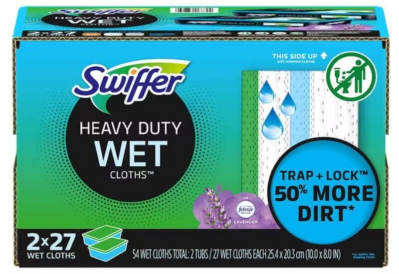 Swiffer Sweeper Heavy Duty Wet Mopping Cloths Pad Refills for Floor Mop
