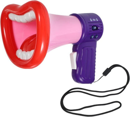 STOBOK Big Mouth Funny Voice Changer Microphone Megaphone Recorder Toy for Kids