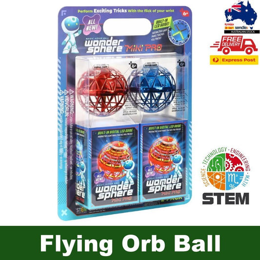 AMAX Wonder Sphere Mini Pro Magic Hover Ball Flying Orb Ball Toy STEM Certified