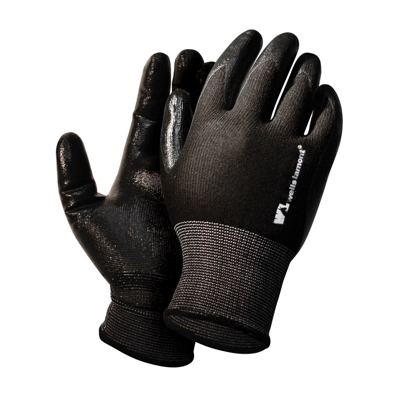 10 x Wells Lamont Antimicrobial Foam Latex Coating Knit Medium Work Garden Glove