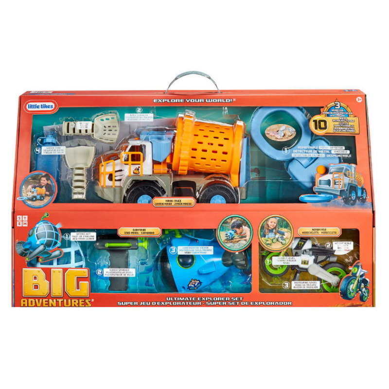Little Tikes Big Adventures Ultimate Explorer Set STEM Toy w/ Real Working Tools